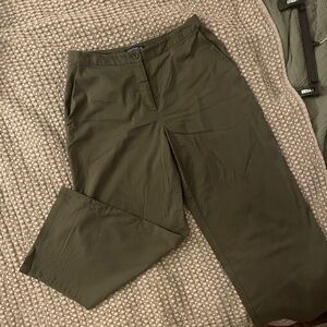 Ann Taylor Dark Green Chinos